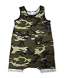 Newborn Infant Kids Baby Boy Girl Causal Loose Romper Jumpsuit Outfits Casual Clothes (Age: 9-18 Months, Camouflage)