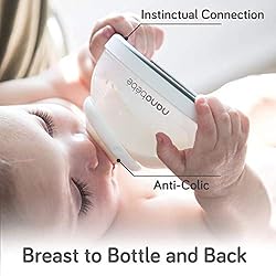 Nanobebe Stage 2 Transition Baby Bottle, Easy to