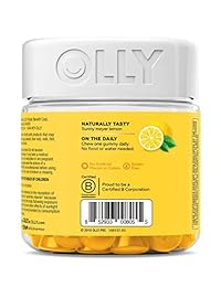 Olly Hello Sunshine Vitamina D3 Gummies, limón, 70 unidades