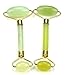 Twin-Sided Jade Roller Facial Massage Tool, 100% Natural Grade-A Face & Neck Slimming Massager, Anti-Ageing Massaging Tool - 1 Piece