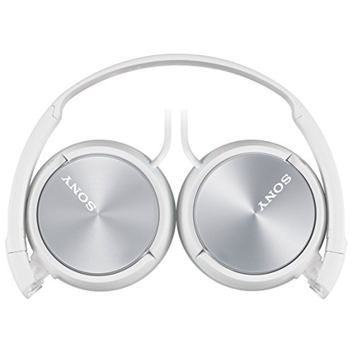 sony MDRZX310-WQ Foldable Headphones - Metallic White Electronics, Headphones, Over-Ear Headphones