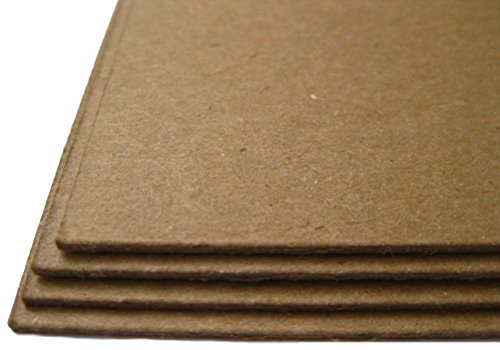 16 Sheets Brown Chipboard 80 Point Extra Thick 8.5 X 11 Inches Letter Size .080 Caliper XX Heavy Cardboard as Thick as 20 Sheets of Regular Paper