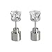 Esonstyle 1 Pair LED Earrings Glowing Light up Ear Drop Pendant Stud Stainless Multi-color (Colorful)