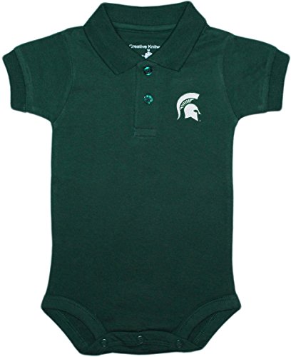Michigan State University Spartans Newborn Polo Bodysuit