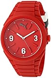 PUMA Unisex PU103592005 Gummy Analog Display Analog Quartz Red Watch