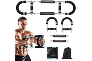 Gecool Twister Arm Trainer,Adjustable Resistance Bar for Full Body Workout, Arm Strengthener for Men & Women, Fitness Equipment for Strength Training