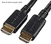Amazon Basics High-Speed CL3-Rated 4K HDMI Cable with RedMere - 35 Feet, Black