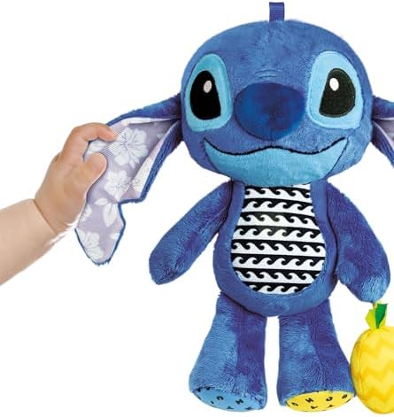 Baby Enfant Stitch First Peluche Disney, Pushchair Stroller & Pram, Jouet D'Apprentisage Sensoriels, Enfants 6 Mois, Multicolore - 17918