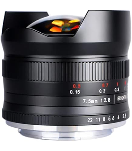 Amazon.com : TTArtisan APS-C 7.5mm F2.0 Fisheye Lens with 180