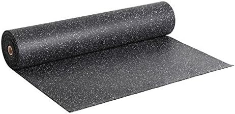 Gorilla Rubber Gym Flooring Rolls 4’ x 50’ | Resilient &amp; Durable Exercise Rolled Mat For Gym Facility Or Home Use
