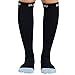 BLITZU Compression Socks 20-30mmHg for Men & Women Best Recovery Performance Stockings for Running, Medical, Athletic, Edema, Diabetic, Varicose Veins, Travel, Pregnancy, Relief Shin Splint S Black