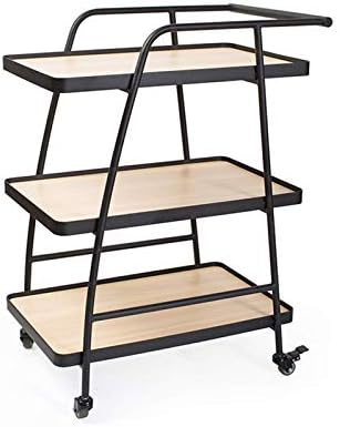 定番スタイル 小さなホステスローリングカートキッチン収納ケータリングドリンクトロリークリームサイドボードキャンプキッチンユニット 40x 60 85cm X