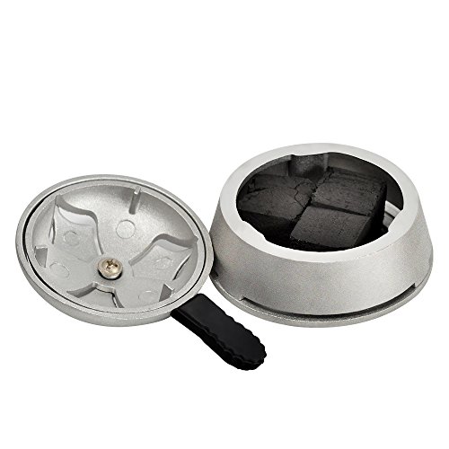 Hookah Bowl Set - Rubber Silicone Phunnel Hookah Bowl + Charcoal Holder Shisha Lotus Heat Management Bundle for Better Shisha Hookah Narguile Smoking Accessories Easy Clean Coals Saving Durable