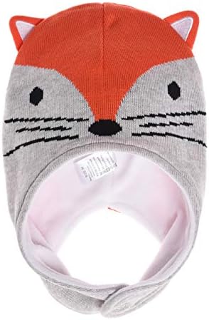 Eriso Baby Winter Hat Fleece Lined Knitted Beanie Earflap for Toddler Boy Girl