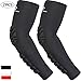 HOPEFORTH 2PCS Padded Elbow Forearm Sleeves Compression Arm Protective Support