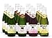 Martinelli's Sparkling Party Drinks, 4 Flavor Variety Pack, | Apple Cider, Apple Pear, Red and White Grape Juice | 12 Pack of 8.4 oz Bottles