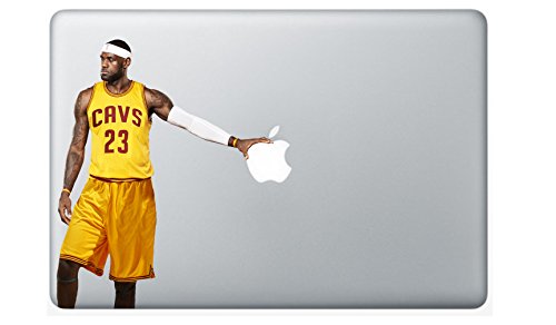 Lebron James Macbook Sticker Cleveland