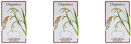 (3 PACK) - Organico Organic Carnaroli (Risotto) Rice| 500 g |3 PACK - SUPER SAVER - SAVE MONEY