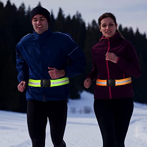 Kigeli 12 Pcs High Visibility Reflective Belt Adjustable Stylish