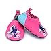 JIASUQI Kids Boys Girls Fashion Barefoot Aqua Water Skin Shoes for Beach Sand Swim Aerobics,Pink Dophin 12-18 Months