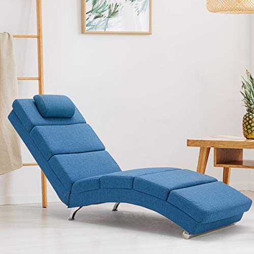 YOLENY Massage Chaise Lounge,Electric Recliner Heated Chair,Ergonomic