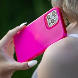FELONY CASE - Neon Pink Crystal Clear Phone Case