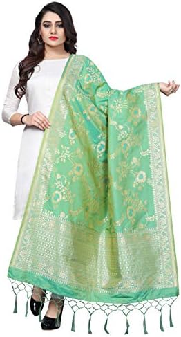 Silk Zone Women's Banarasi Art Silk dupatta for women