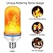PHILWIN LED Flame Light Bulb Simulated Burn Fire Effect Xmas 4 Modes Flicker Lamps E26 Atmosphere Decor Ative Lamps for Hotel/Bars/Home Decoration/Restaurants(1 Pack)