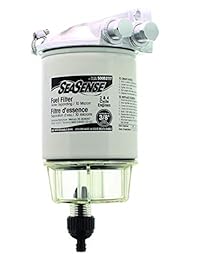 seasense Kit de filtro de combustible con bol de transparente y cabezal de aluminio