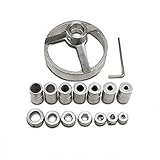 NUZAMAS Drill Straight Angle Guide Bit, Self Centering Doweling Jig Woodworking Tool, Hole Drilling Positioning Kit 5/6/7/8/9/10/12mm