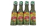Set of 4 Gourmet Castillo Mexico Lindo Hot Sauce Salsas: Habanera Verde (5 oz. bottles)