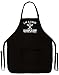 ThisWear Chef Gifts For Men I'm A Chef Here To Feed Not Kiss Two Pocket Adjustable Bib Apron Black [PPP]