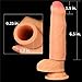 Vibrating Silicone Penis Sleeve Penis Extension Penis Extensions Vibrating cockrings Hollow Strap on strapon Harness Strap on dilldó didlo Sleeve Penis Enlarger … (Sleeve)