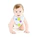 Baby Bandana Drool Bibs Unisex | 6 Pack Gift Set for Newborns to Toddlers | Soft Cotton and Absorbent Polyester | Adjustable Nickel Free Snaps | Nice Shower Gift