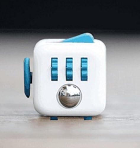 Fidget Cube Relieves Stress And Anxiety for Children and Adults (Blue, 1 PCS Fidget Cube)