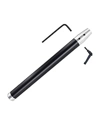 YUFUTOL Mango de agarre de aleación de aluminio intercambiable para tamaño completo (0.472 in) con punta de carburo para carpintería con llave de estrella y llave ajustable, para aficionados a la madera o para bricolaje o carpintero