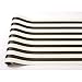 Black and White Striped Paper Table Runner - 25' Long x 20