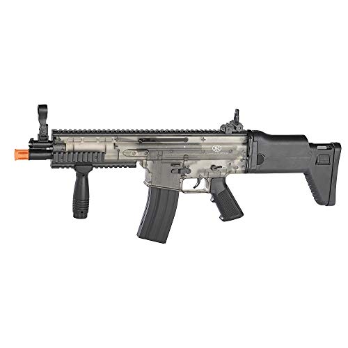 SOFT AIR USA FN ScarL Spring Airsoft Rifle, Humo, 400 FPS, (200707)