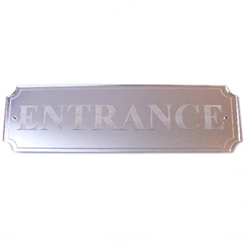 Super Cool Creations Classic Design Entrance Plaque - 60cm x 28cm with two screw holes