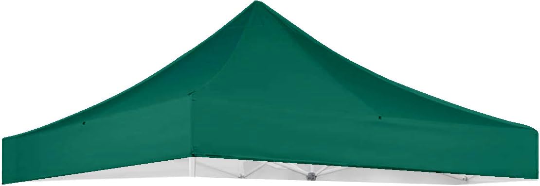 Photo 1 of Forest Green Canopy Replacement Cover Compatible with E-Z UP 10' x 10' Commercial Canopy,ES100S,CSF 10WH STL,ES1002F, Encore II, Bonus 4PCS Weight Bags
