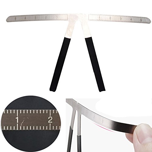 AORAEM Three-Point Positioning Makeup Eyebrow Grooming Stencil Shaper Ruler Measure Tool
