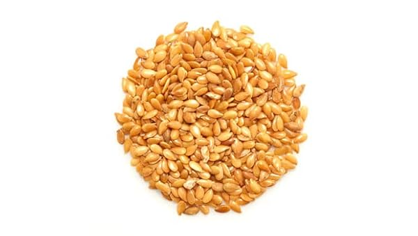 YUPIK ORGANIC GOLDEN FLAX SEEDS, 2.2 LB (35.2 OZ), GLUTEN-FREE, NON-GMO, KOSHER, RAW SEEDS, EXCELLENT SOURCE OF FIBER, SOURCE OF OMEGA-3, PLANT-BASED PROTEIN, IDEAL FOR BEVERAGES, BAKING & TOPPING