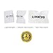 12-Pack LINKYO RFID Blocking Sleeves (10 Credit Card Holders, 2 Passport Protectors) Secure Identity Theft Protection Sleeve for Travel and Everyday Use - White
