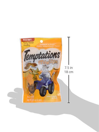 Dogswell Whiskas Temptations Mixups Farmer's Feast 3 ounces Food, 1 Pack