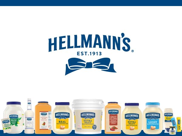 HELLMANN’S EXTRA HEAVY MAYONNAISE JAR, EXTRA EGG YOLK, CONDIMENT FOR SANDWICHES, SALADS, MAYO MADE WITH 100% CAGE FREE EGGS, GLUTEN FREE 1 GALLON 128 OZ, PACK OF 1