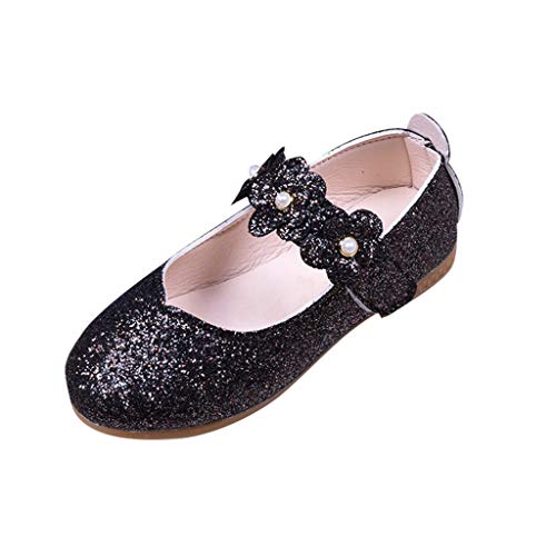 Teen Baby Girl for Shoes Children Kid Solid Flower Bling Student Single Dance Princess Shoes