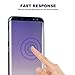 Bestfy Galaxy S8 Plus Screen Protector, 3D Curved Full Coverage Whole Tempered Glass for Galaxy S8 Plus, Black