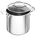Emeril Lagasse Stainless Steel Copper Core Stock Pot, 8 quart, Silver