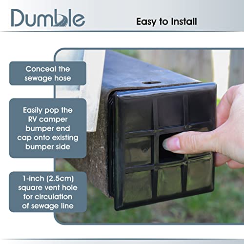 Dumble Replacement RV Bumper Cap, RV Sewer Cap, Travel Trailer Bumper