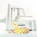 Flamen Tri-Blade Slicer Vegetable Spiralizer and Fruit Spiralizing Slicer, Kitchen Cutter Tool, Veggie Spaghetti Maker for Low Carb/Paleo/Gluten-Free Meals